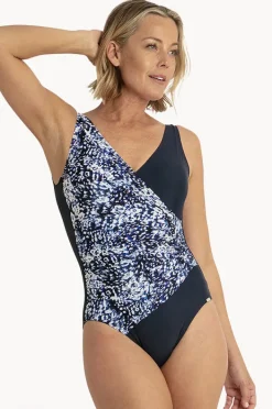 One Pieces|Jantzen Select Surplice One Piece Navy