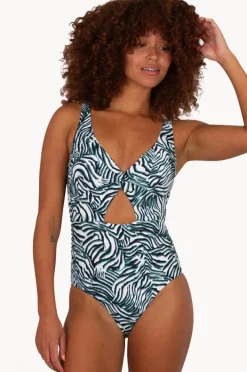 One Pieces|Baku Serengeti Cut Out One Piece Serengeti jungle