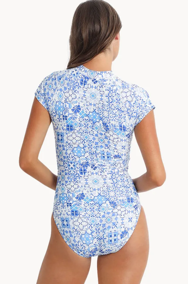 Rashies & Sunsuits|Sunseeker Seville Seasport Sunsuit White