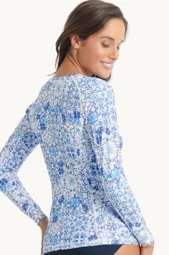 Rashies & Sunsuits|Sunseeker Seville Suntop White