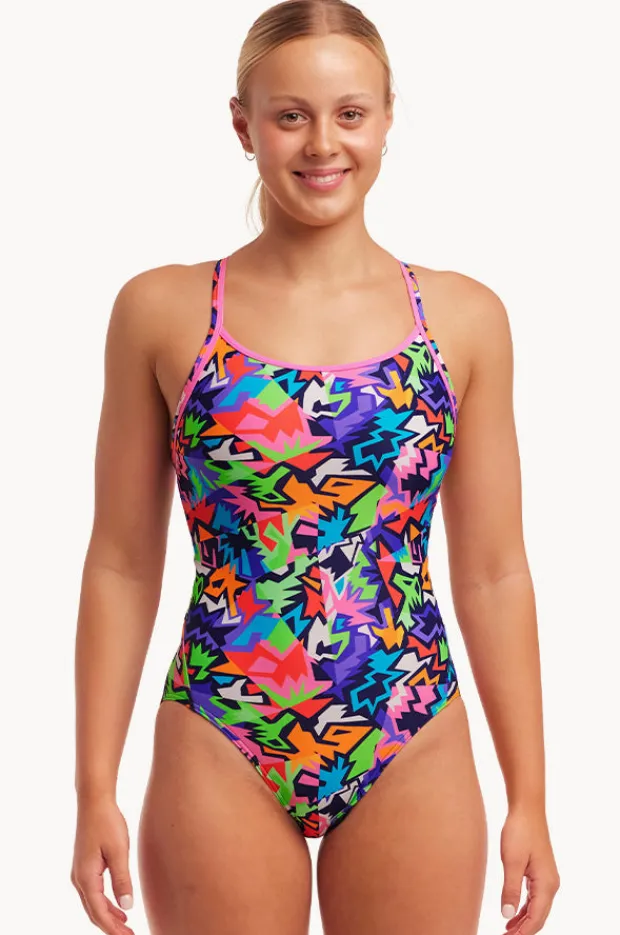 One Pieces|Funkita Sharp Edges Diamond Back One Piece Sharp edges multi