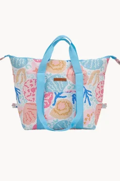 Cooler Bags|Picnic Vibes|Annabel Trends Shelly Beach Picnic Cooler Bag Blue/multi