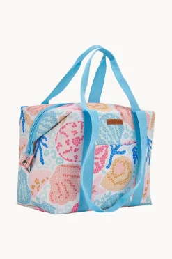 Cooler Bags|Picnic Vibes|Annabel Trends Shelly Beach Picnic Cooler Bag Blue/multi