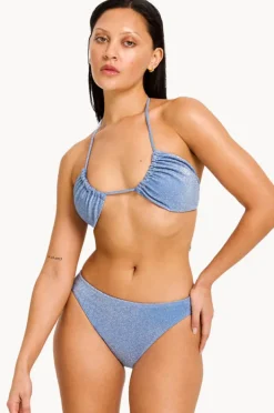 Bikini Sets|Modibodi Shimmer Halter Set Mineral blue