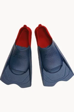 Swim Fins|Zoggs Short Blade Swim Fins - Size US 2-3 Red