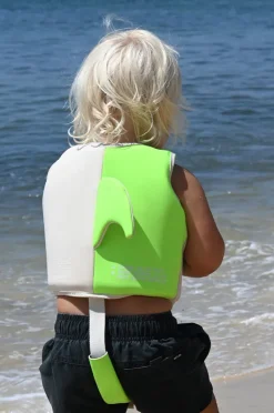 Floaties & Swim Aids|Floaties & Swim Aids|Sunny Life Shred Shark Swim Vest 1-2 Years Green