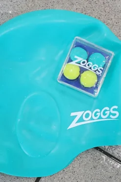 Swim Accessories|Zoggs Silicone Ear Putty Turquoise/yellow