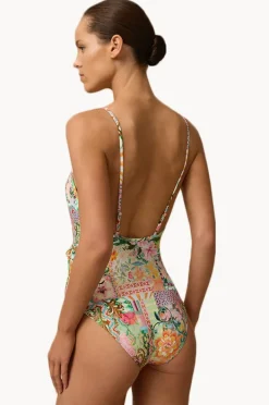 One Pieces|Monte u0026 Lou Simi Wrap One Piece Multi