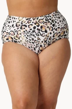 Bottoms|Capriosca Snow High Waisted Pant Leopard