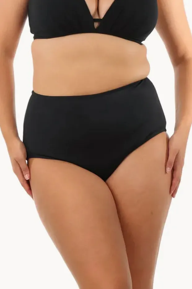 Bottoms|Maxine Solid Full Pant Black