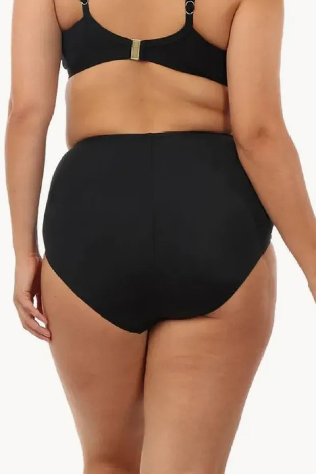 Bottoms|Maxine Solid Full Pant Black