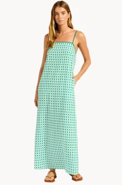 Dresses|Seafolly Sorrento Bandeau Trim Maxi Dress