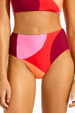 Bottoms|Seafolly Sorrento High Waisted Pant Flame