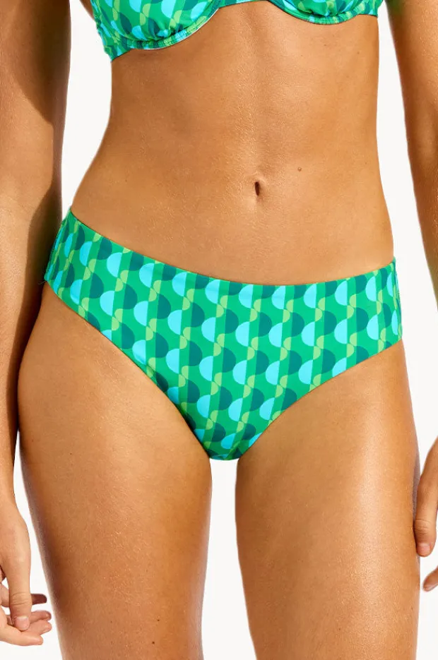 Bottoms|Seafolly Sorrento Retro Pant Vivid green
