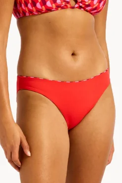 Bottoms|Seafolly Sorrento Reversible Hipster Flame