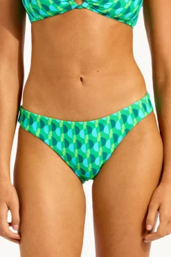 Bottoms|Seafolly Sorrento Reversible Hipster Vivid green