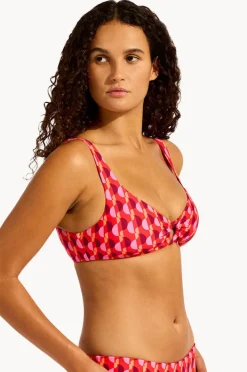 Bikini Tops|Seafolly Sorrento Ring Front Tank Flame