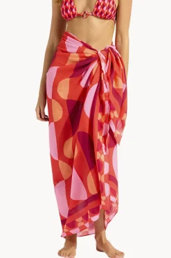 Sarongs|Seafolly Sorrento Sarong Flame