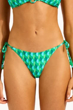 Bottoms|Seafolly Sorrento Tie Side Rio Pant Vivid green