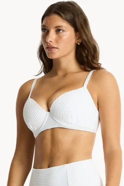 Bikini Tops|Sea Level Spinnaker Moulded Underwire Bra White