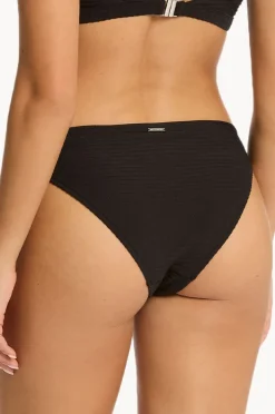 Bottoms|Sea Level Spinnaker Regular Cheeky Pant Black