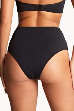 Bottoms|Panache Spirit High Waist Brazilian Brief BLACK