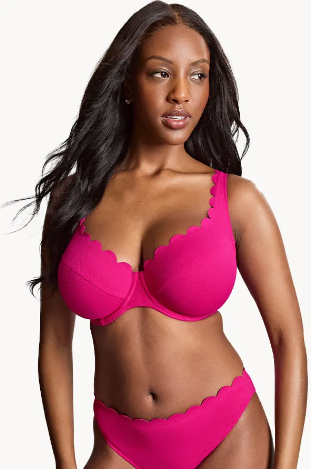Bikini Tops|Panache Spirit Lauren G Cup Plunge Bra Magenta