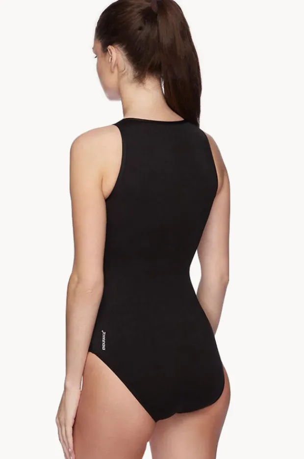 One Pieces|Speedo Spirit Turbo Suit One Piece Black/White