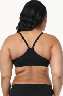Bikini Tops|Base Swim Sports Crop Black