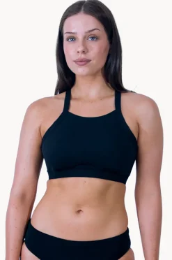 Bikini Tops|Base Swim Sports F/G Cup High Neck Crop BLACK