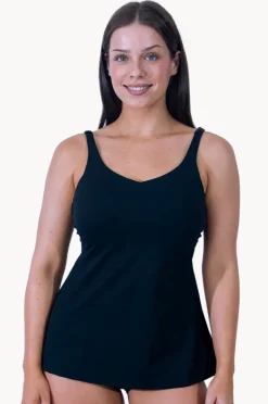 Tankini Tops|Base Swim Sports F/G Cup V Neck Tankini Separate Black