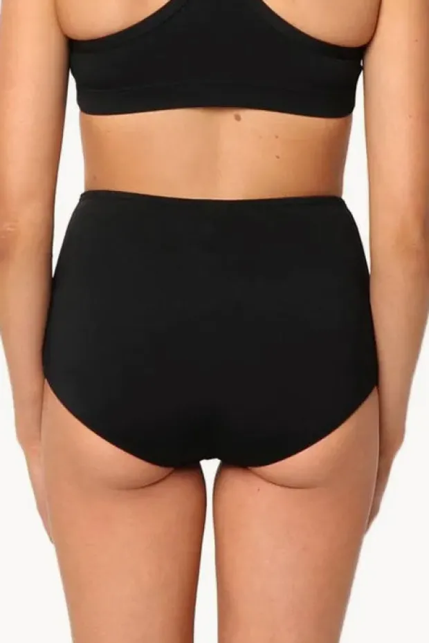 Bottoms|Base Swim Sports High Waisted Pant Black