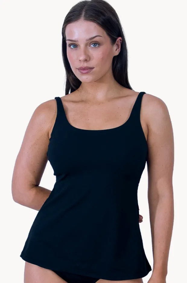 Tankini Tops|Base Swim Sports Swing Tankini Separate Black