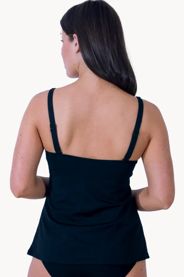 Tankini Tops|Base Swim Sports Swing Tankini Separate Black