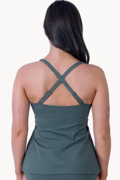 Tankini Tops|Base Swim Sports Swing Tankini Separate Khaki