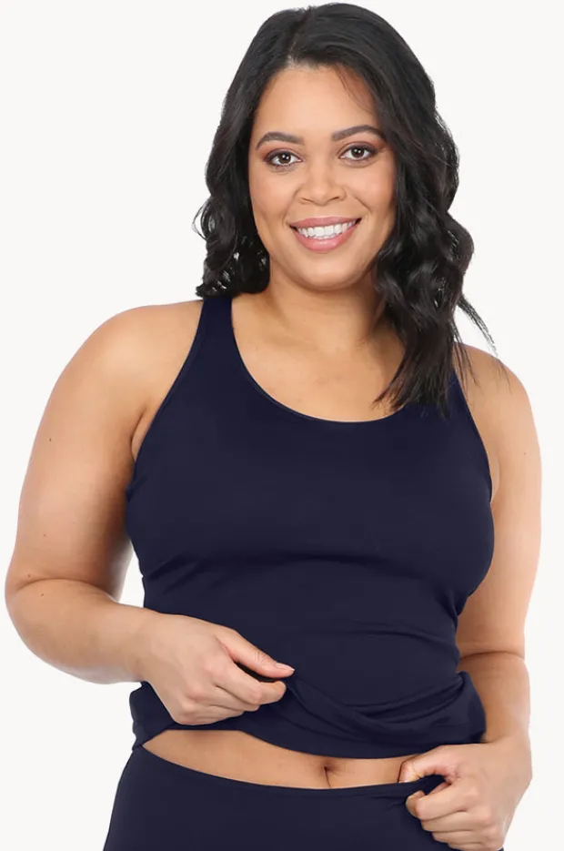 Tankini Tops|Base Swim Sports Tankini Separate Navy