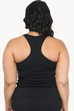 Tankini Tops|Base Swim Sports Tankini Separate Black