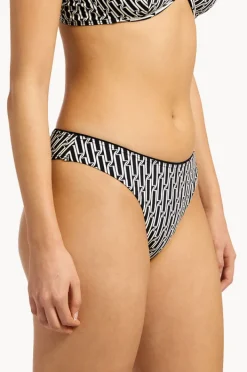 Bottoms|Jets Spring Geo High Leg Pant Black