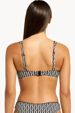Bikini Tops|Jets Spring Geo Underwire Tri Black