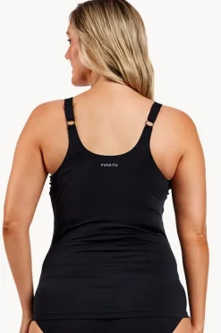 Tankini Tops|Funkita Still Scoop Tankini Separate Black