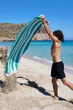 Towels|Towels|Dock And Bay Stripe Clubhouse Microfibre Towel Pastel