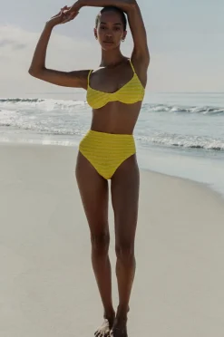 Bottoms|Bond-eye Stripe Palmer Brief Limoncello