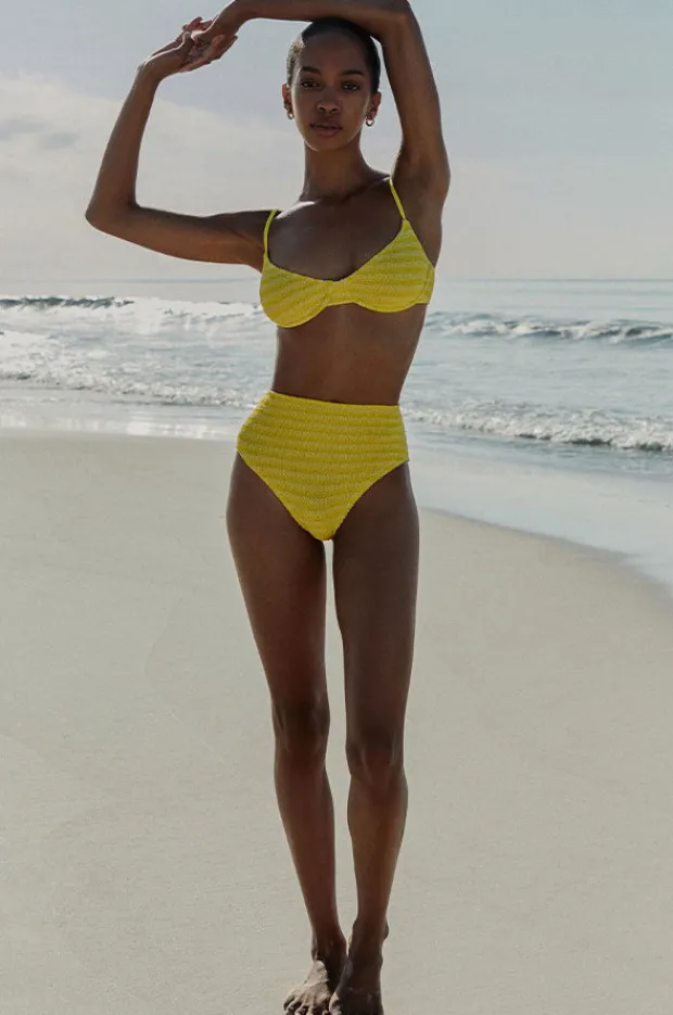 Bottoms|Bond-eye Stripe Palmer Brief Limoncello