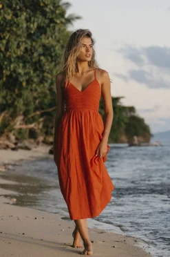 Dresses|Billabong Such A Trip Dress Red