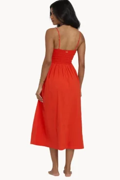 Dresses|Billabong Such A Trip Dress Red