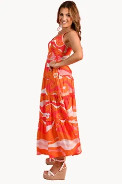 Dresses|Go Girl Summer Traveller Maxi Dress Sunrise