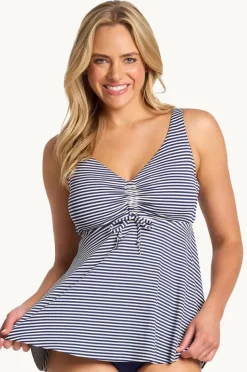 Tankini Tops|Sunseeker Summer Surf F/G Cup Tie Tankini Separate Ink