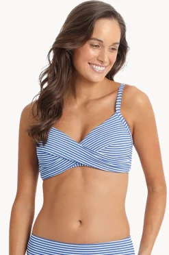 Bikini Tops|Sunseeker Summer Surf Twist Front Bralette Royal