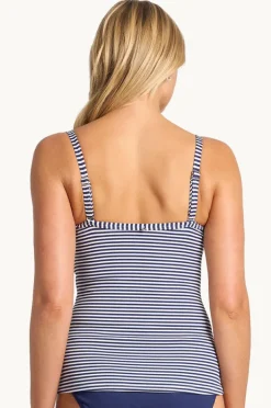 Tankini Tops|Sunseeker Summer Surf Twist Front Tankini Separate Ink