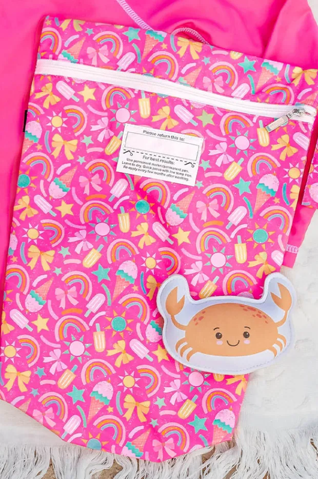 Travel|Bags|Bedhead Summertime Wet Bag Hot Pink